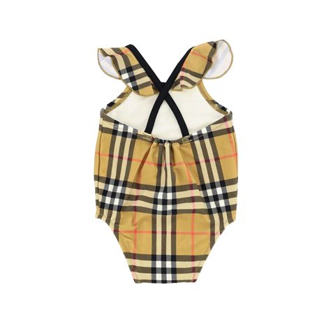 newborn burberry|burberry baby swimsuit.